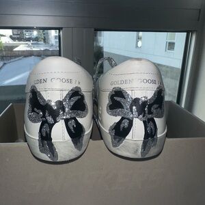 Golden Goose *NEVER WORN* Sneakers with Black and Silver Accents